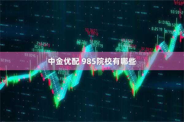 中金优配 985院校有哪些
